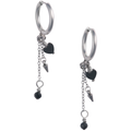Love Drop Hoop Earrings