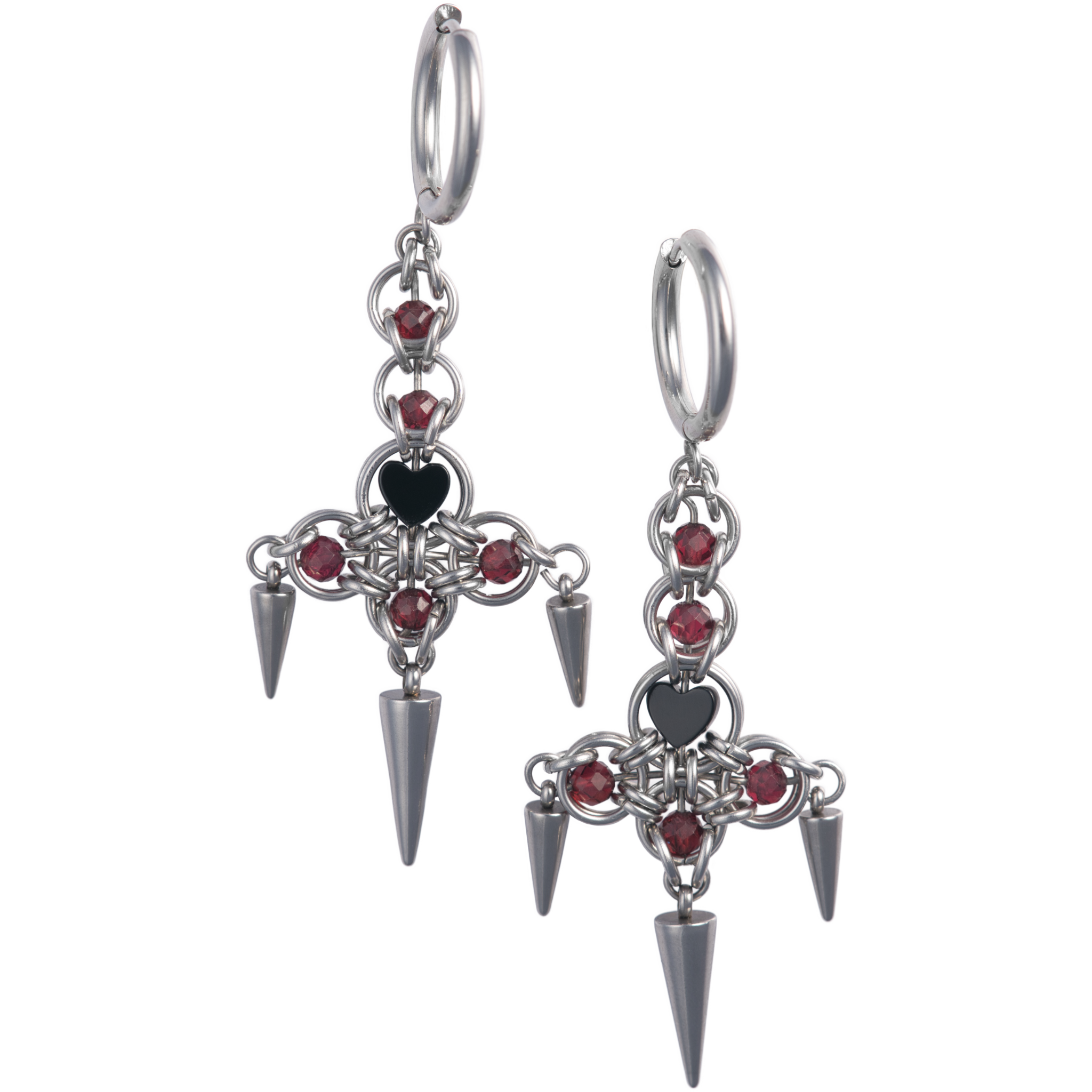 Chandelier Cross Earrings