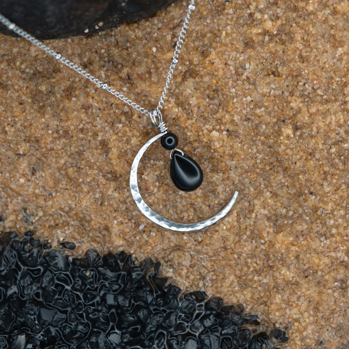 Mourning Eclipse Necklace