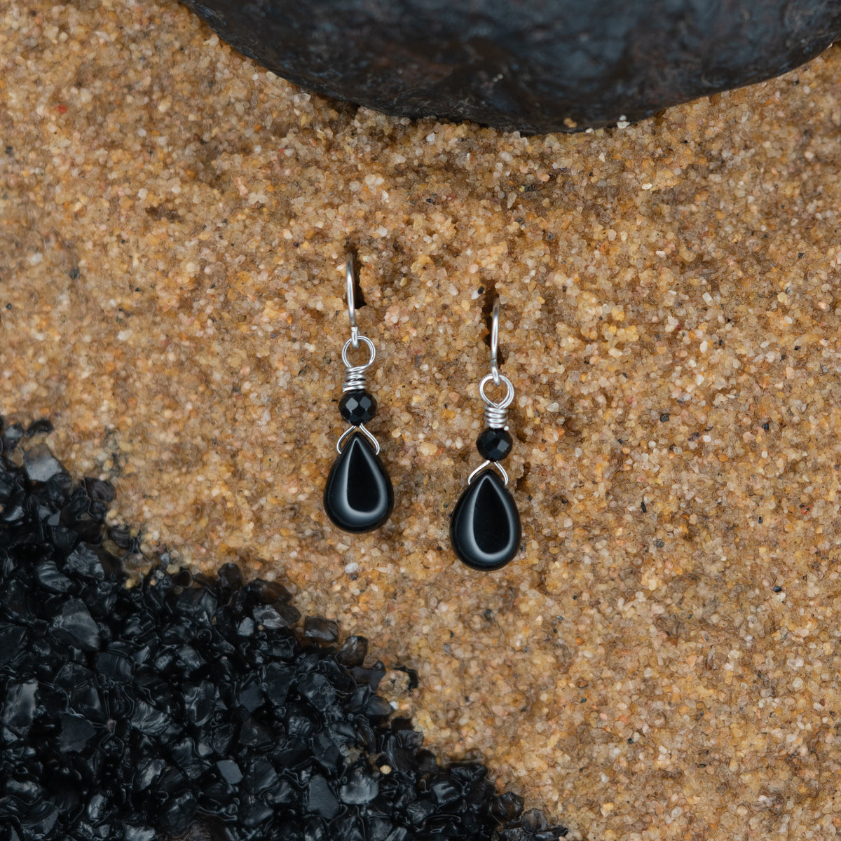 Mourning Tear Earrings